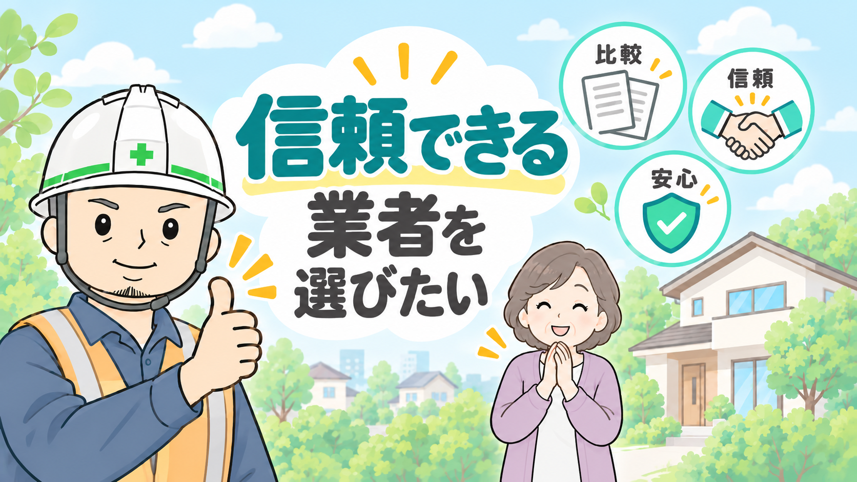 信頼できる外壁塗装業者の選び方